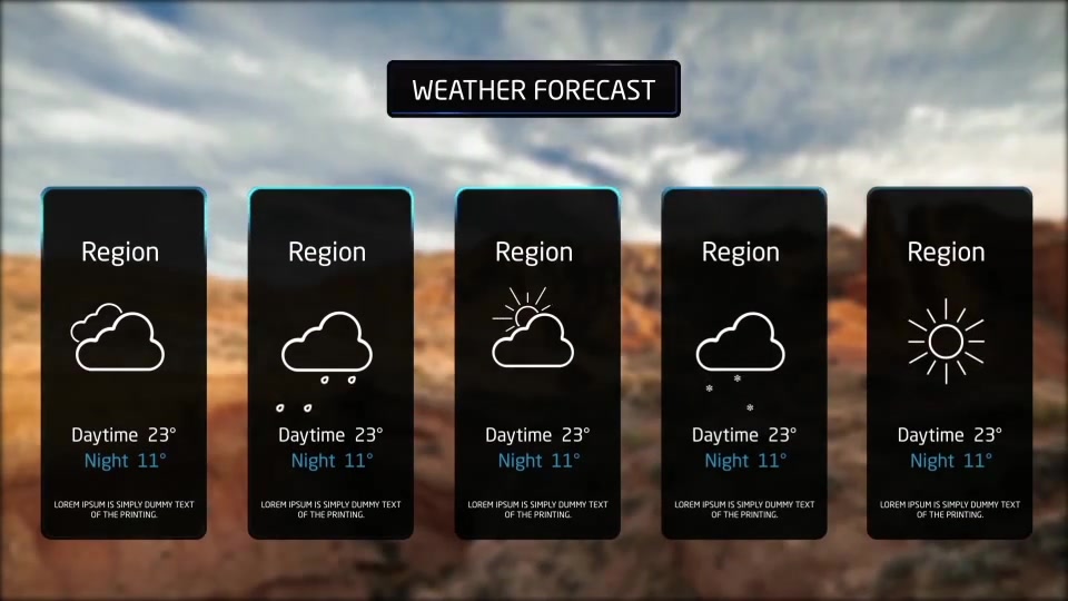 Weather Forecast Broadcast With Intro Videohive 11434523 After Effects Image 9
