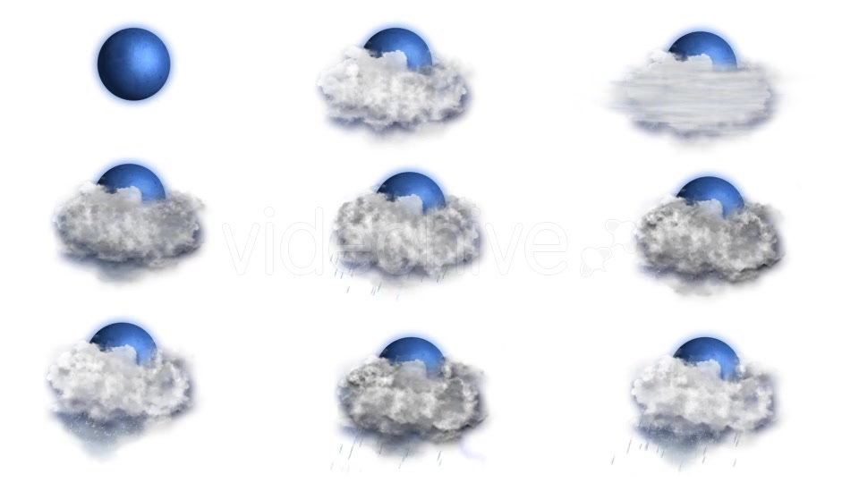 Weather Forecast Icons Set - Download Videohive 14206524