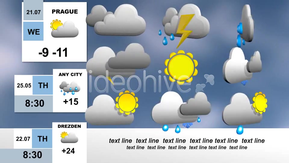 Weather Forecast Pack Videohive 4053458 After Effects Image 10