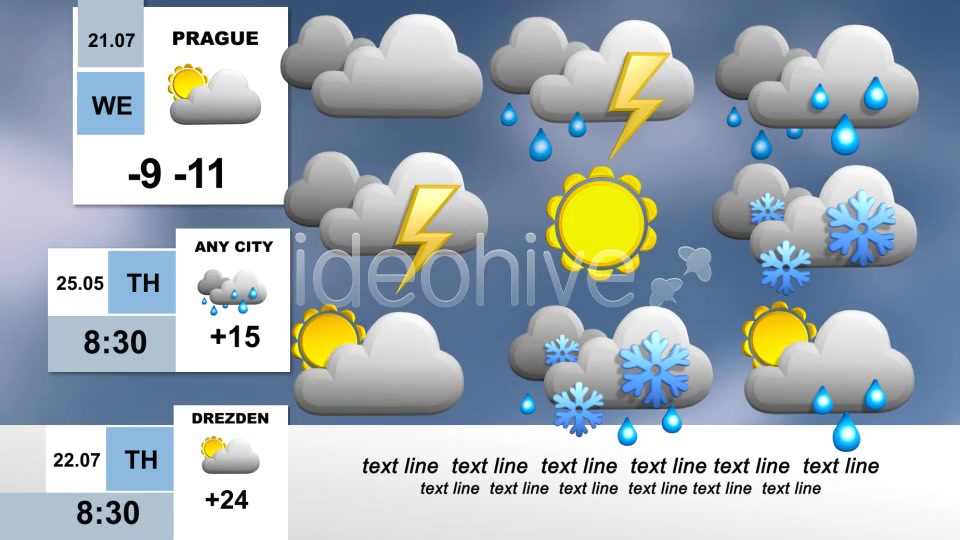 Weather Forecast Pack Videohive 4053458 After Effects Image 11