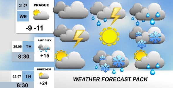 Weather Forecast Pack - 4053458 Download Videohive