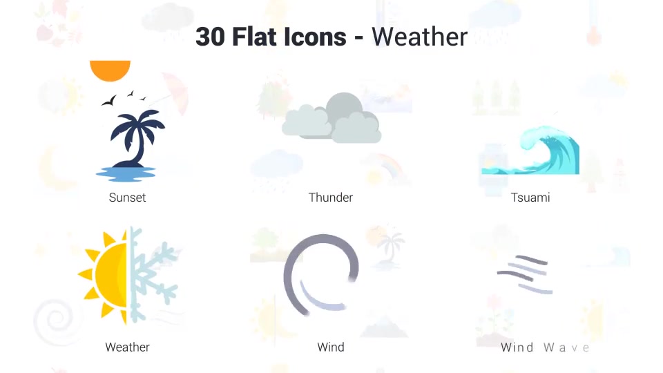 Weather Icons Videohive 37438172 After Effects Image 11