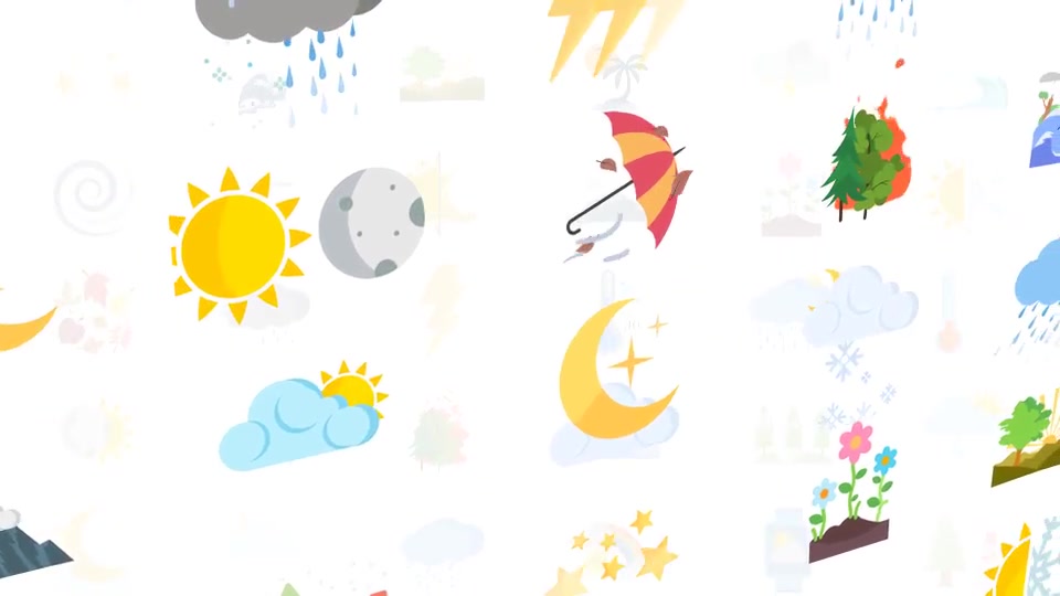 Weather Icons Videohive 37438172 After Effects Image 2