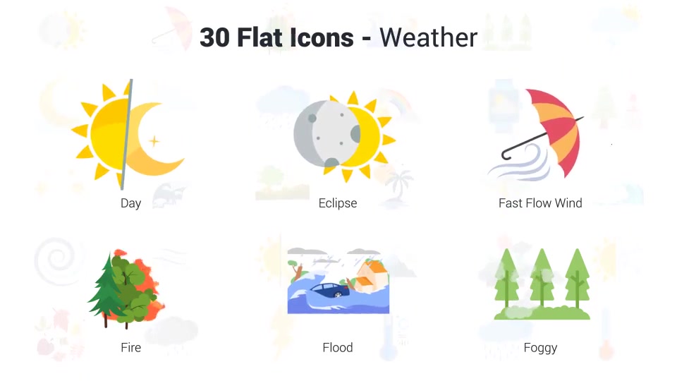 Weather Icons Videohive 37438172 After Effects Image 8