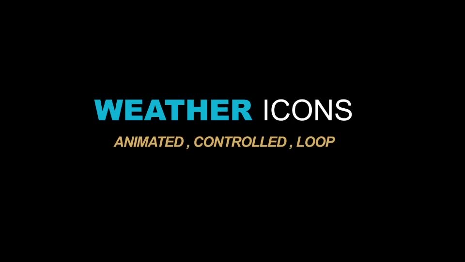 Weather Icons Videohive 21667835 After Effects Image 1