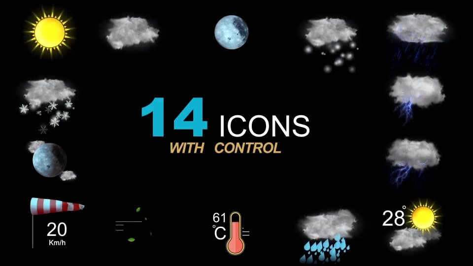 Weather Icons Videohive 21667835 After Effects Image 10
