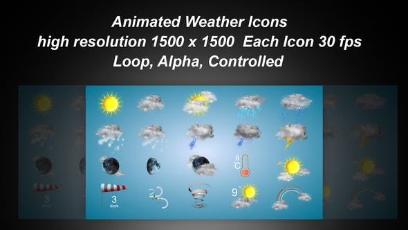 Weather Icons - Videohive 21667835 Download
