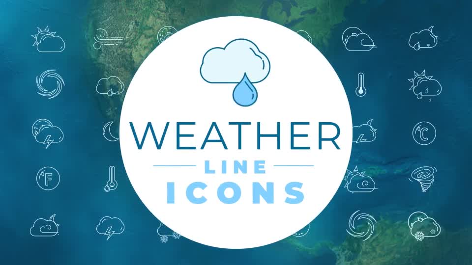 Weather Line Icons Videohive 32105780 Premiere Pro Image 1