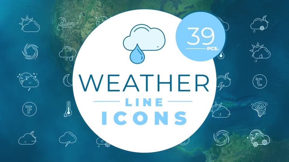 Weather Line Icons Videohive 32105780 Premiere Pro Image 2