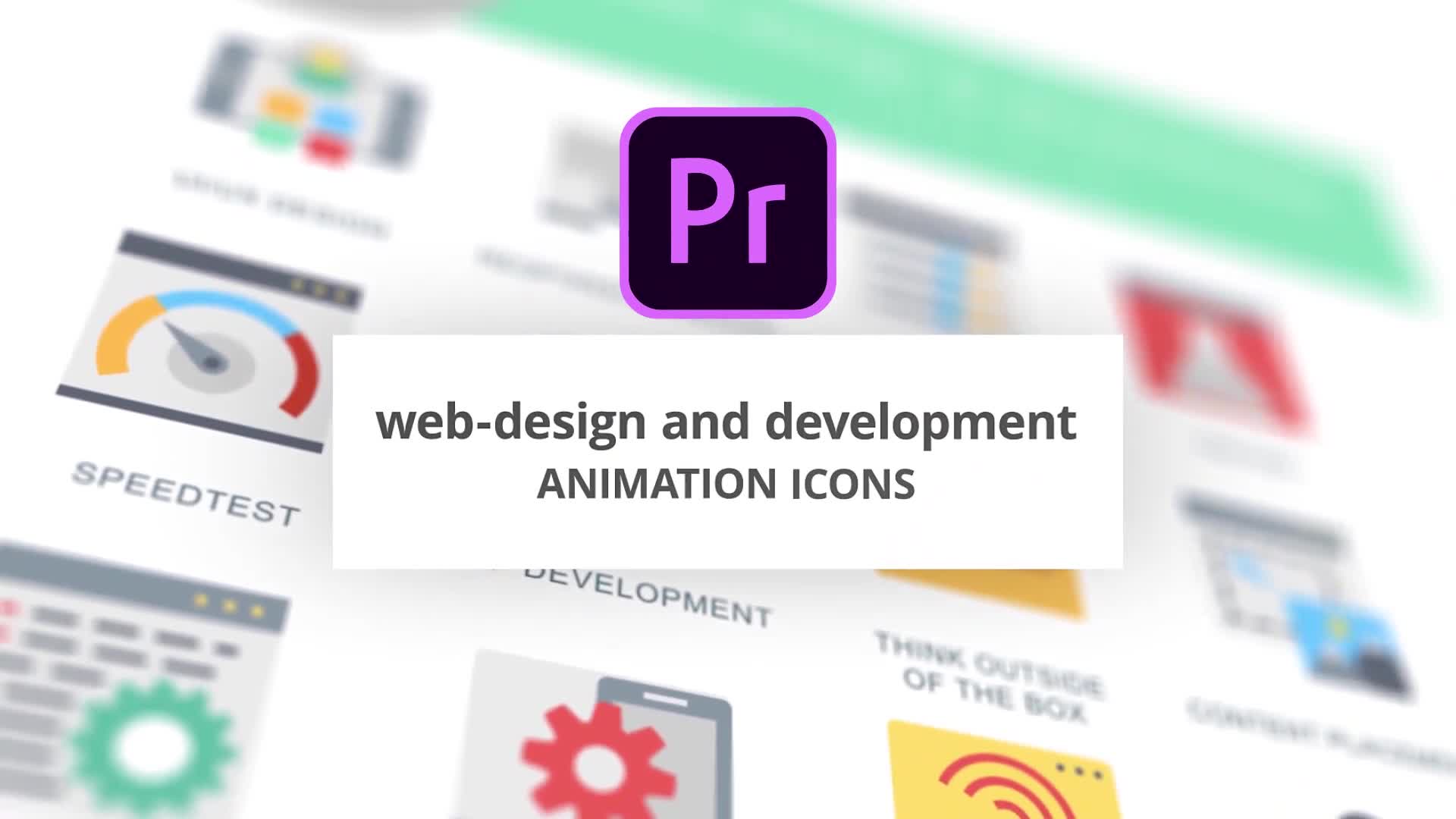 WEB and Graphic Design Animation Icons (MOGRT) Videohive 26756507 Premiere Pro Image 1