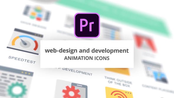 WEB and Graphic Design Animation Icons (MOGRT) - Download Videohive 26756507