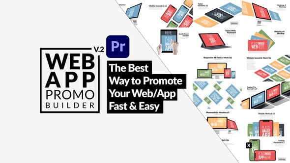 Web App Promo Builder For Premiere Pro - Download Videohive 31327826