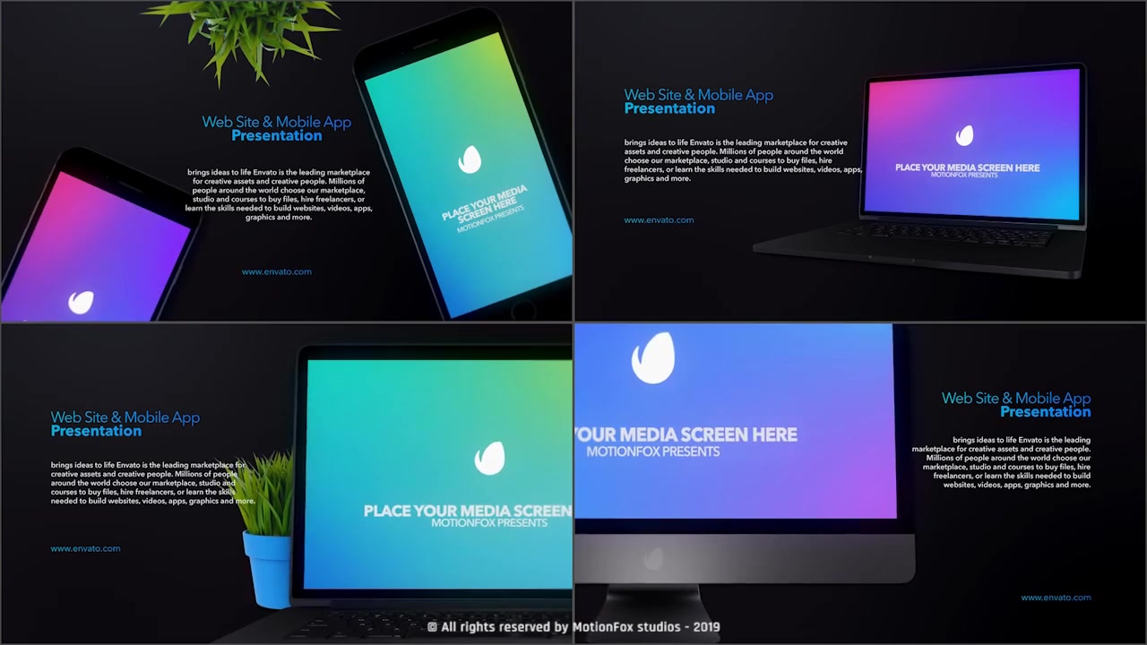Web & App Promo Device Mockup Pack v4 Videohive 24417870 After Effects Image 4