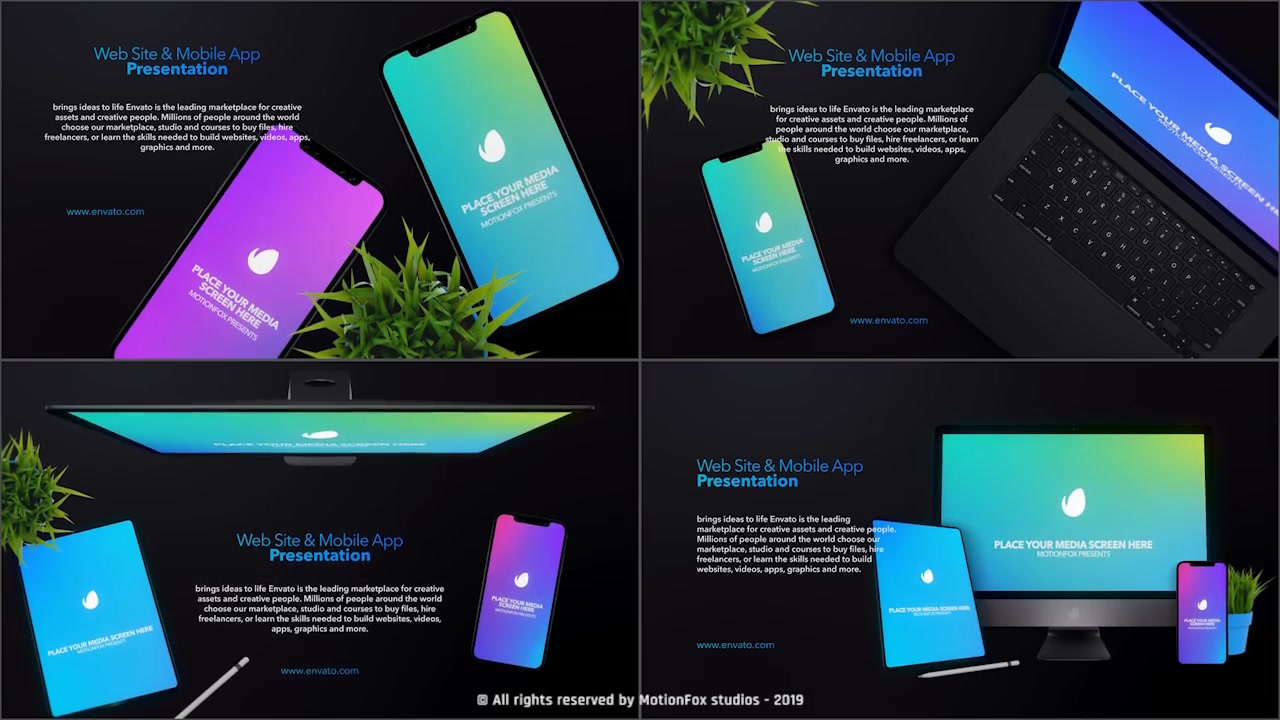 Web & App Promo Device Mockup Pack v4 Videohive 24417870 After Effects Image 5