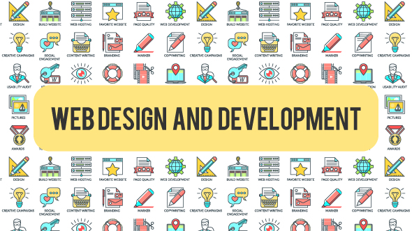 Web Design And Development 30 Animated Icons - Download Videohive 21303346