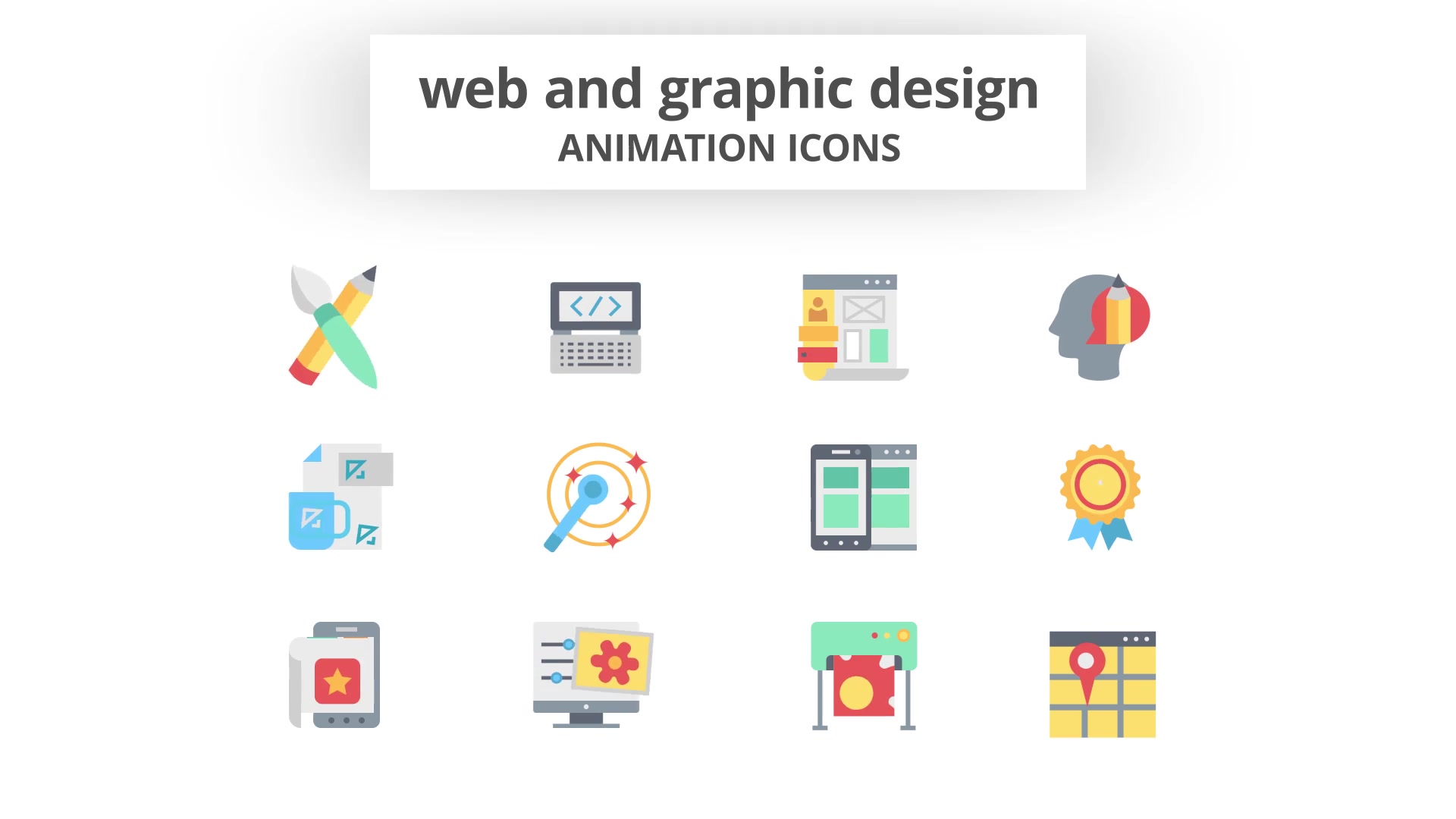 Web Design and Development Animation Icons Videohive 26635365 After Effects Image 6