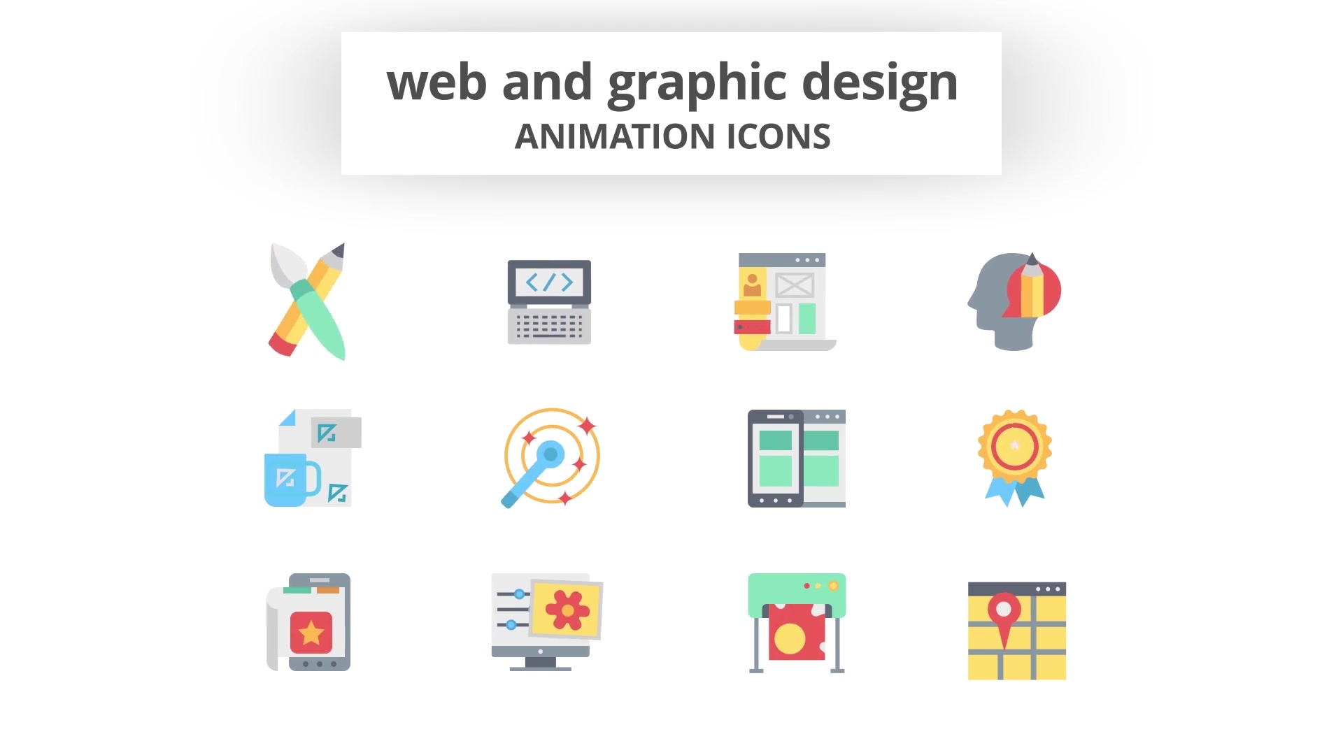 Web Design and Development Animation Icons (MOGRT) Videohive 26756524 Premiere Pro Image 6