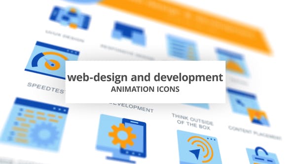 Web Design & Development Animation Icons - 28168514 Videohive Download