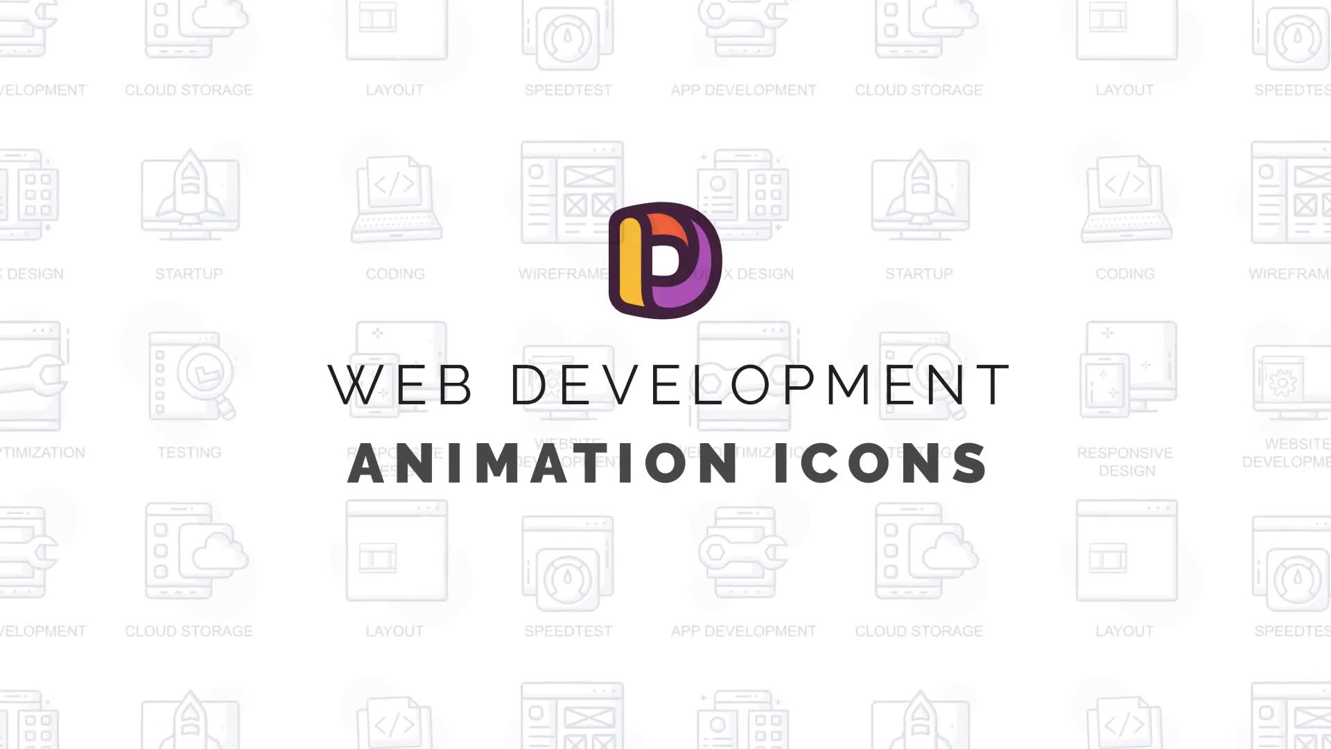 Web development Animation Icons Videohive 34568048 After Effects Image 2