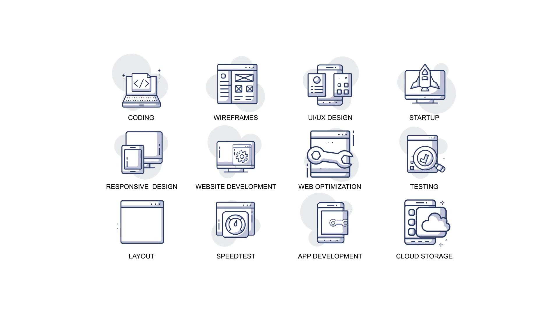 Web development Animation Icons Videohive 34568048 After Effects Image 5