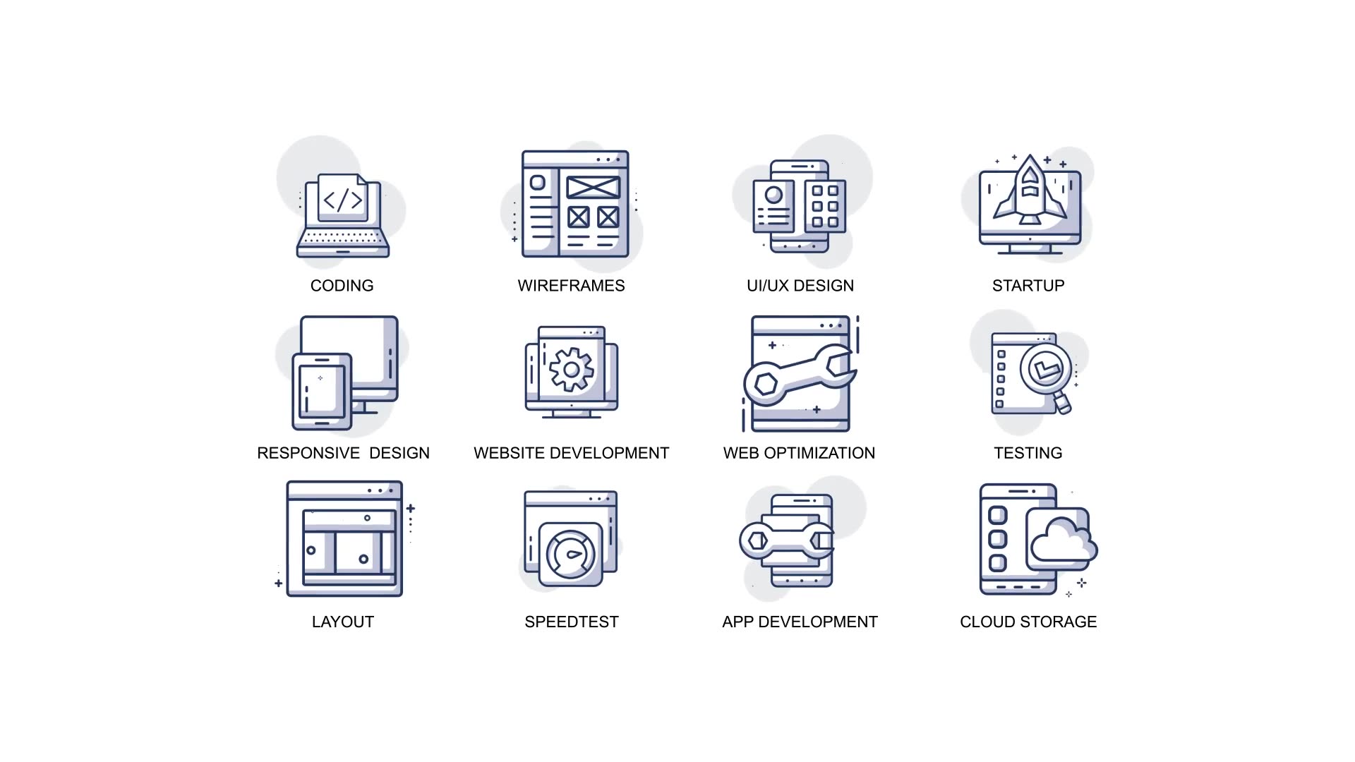 Web development Animation Icons Videohive 34568048 After Effects Image 6
