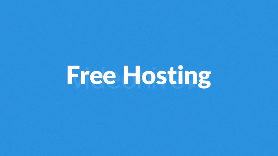 Web Hosting Explainer - Download Videohive 13156260