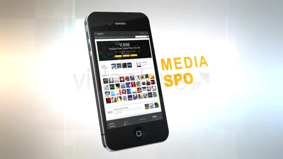 Web Page In Mobile Videohive 640422 After Effects Image 1