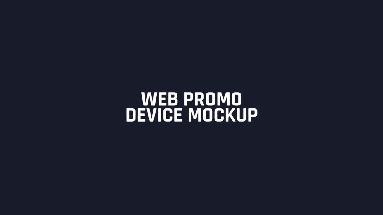 Web Promo Device Mockup Dark Videohive 24314474 After Effects Image 1
