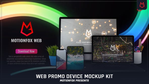 Web Promo Device Mockup Dark - Download 24314474 Videohive