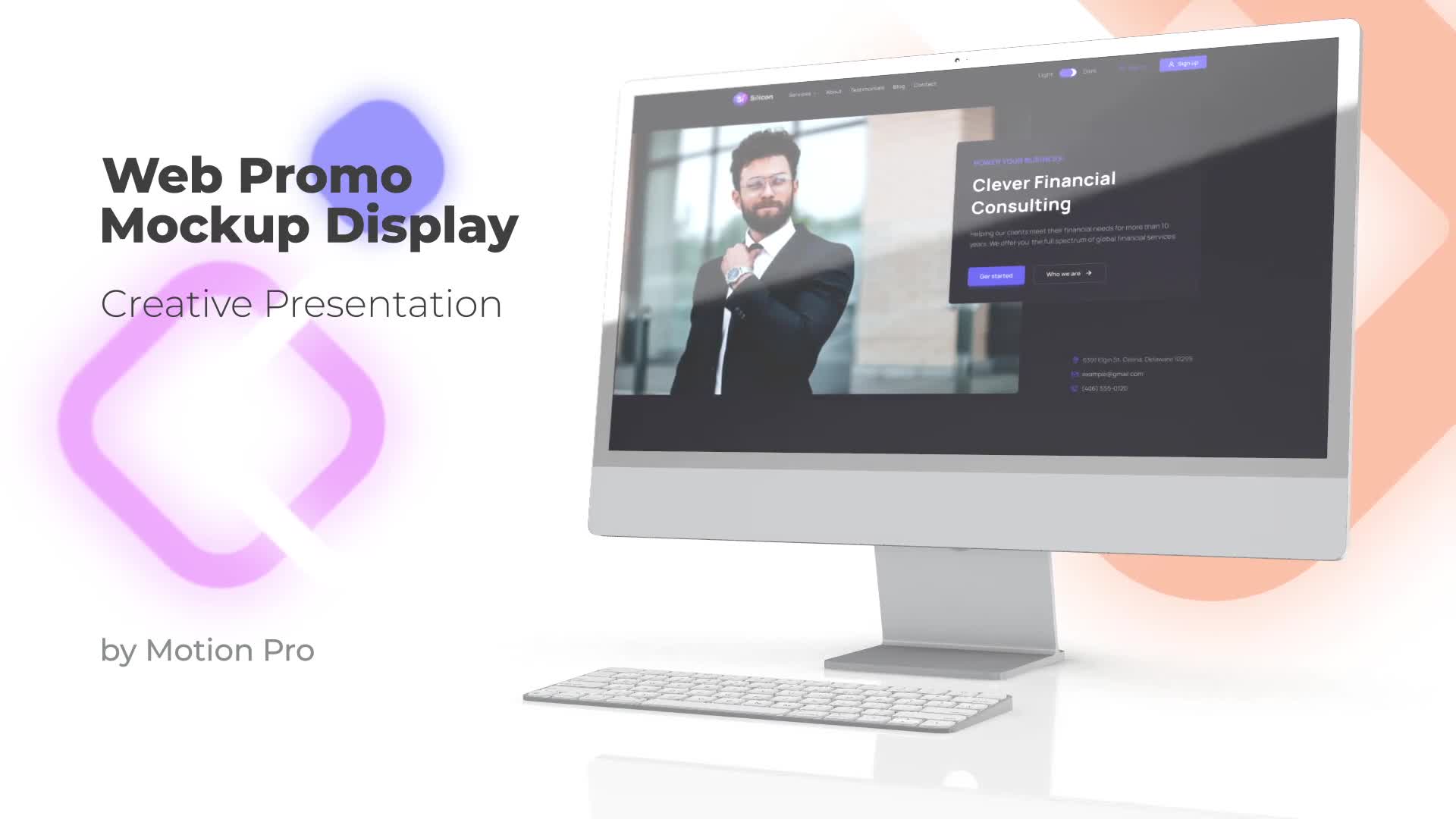 Web Promo // Mockup 3D Display Videohive 35442558 After Effects Image 1