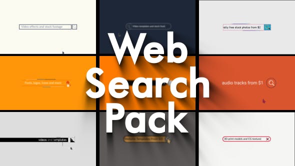 Web Search Logo Pack - Download 19706622 Videohive