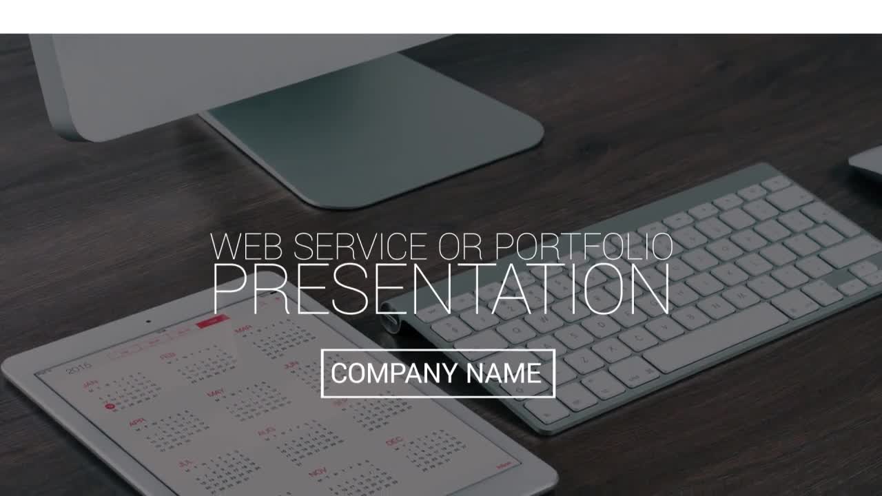 Web Service or Portfolio Presentation Videohive 13481724 After Effects Image 1
