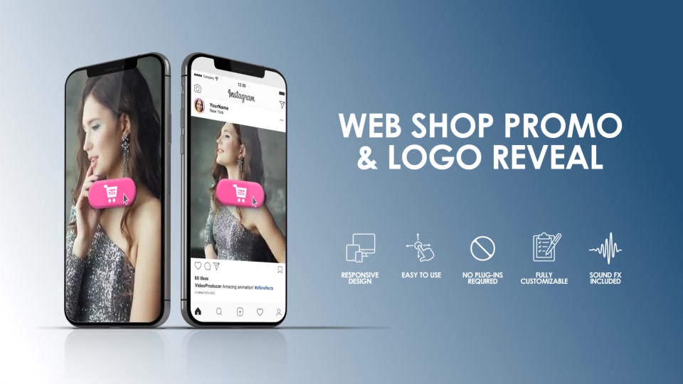 Web Shop Promo & Logo Reveal Videohive 31675371 After Effects Image 3