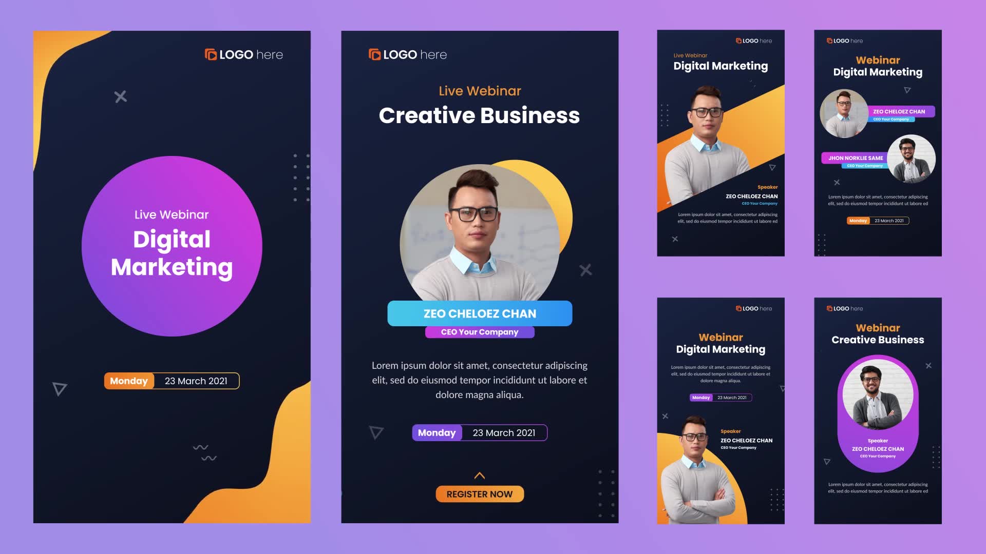 Webinar Instagram Story Videohive 30803612 After Effects Image 2