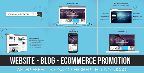 Website / Blog / E commerce Promotion - Download Videohive 12252726