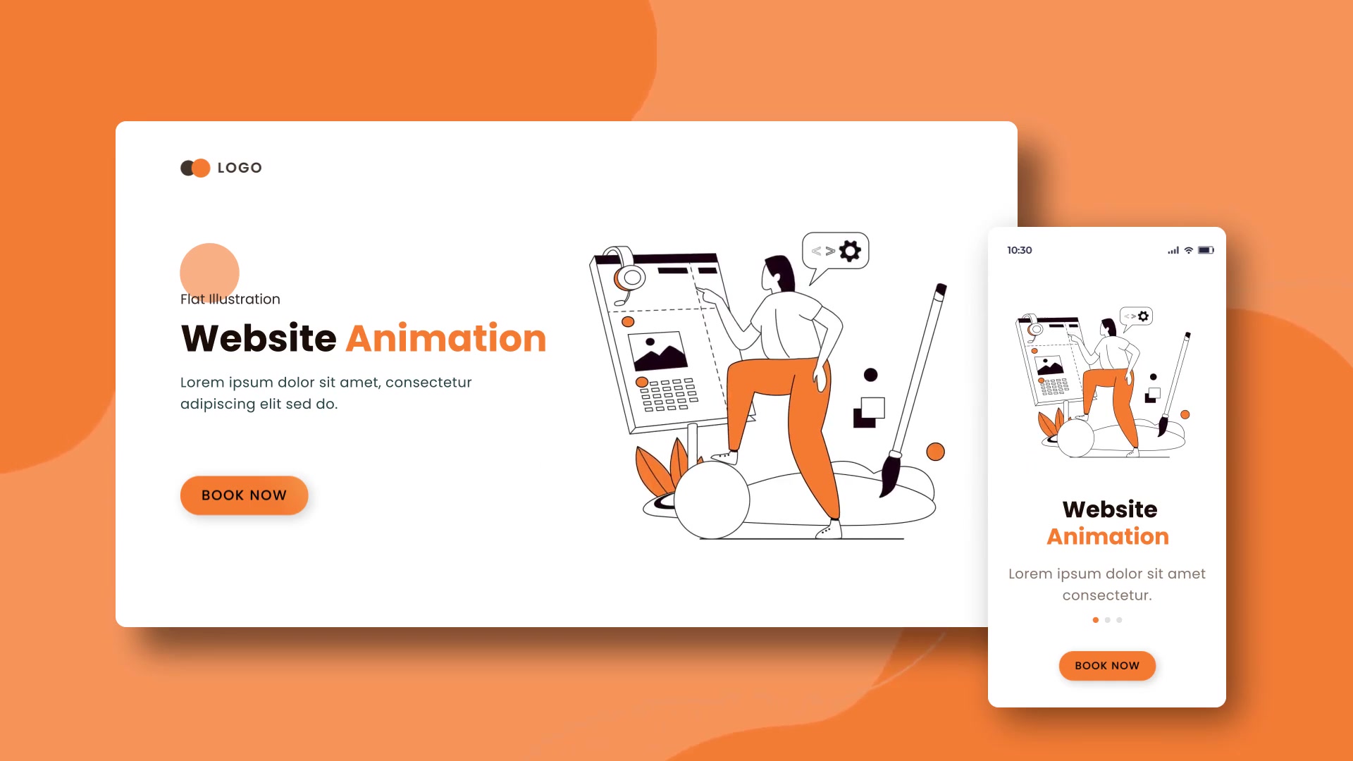 Website Design Animations Flat Concept Videohive 36730552 After Effects Image 8