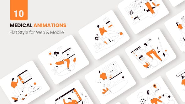 Website Design Animations Flat Concept - Download Videohive 36730552