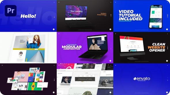 Website Intro for Premiere Pro - 34094680 Videohive Download