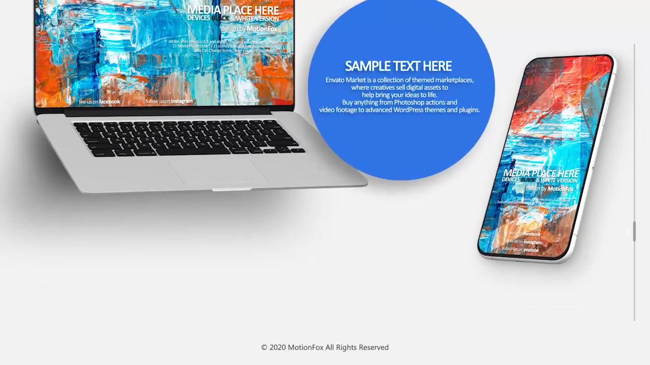 Website Presentation Devices Mockup Black & White Videohive 25775437 After Effects Image 11