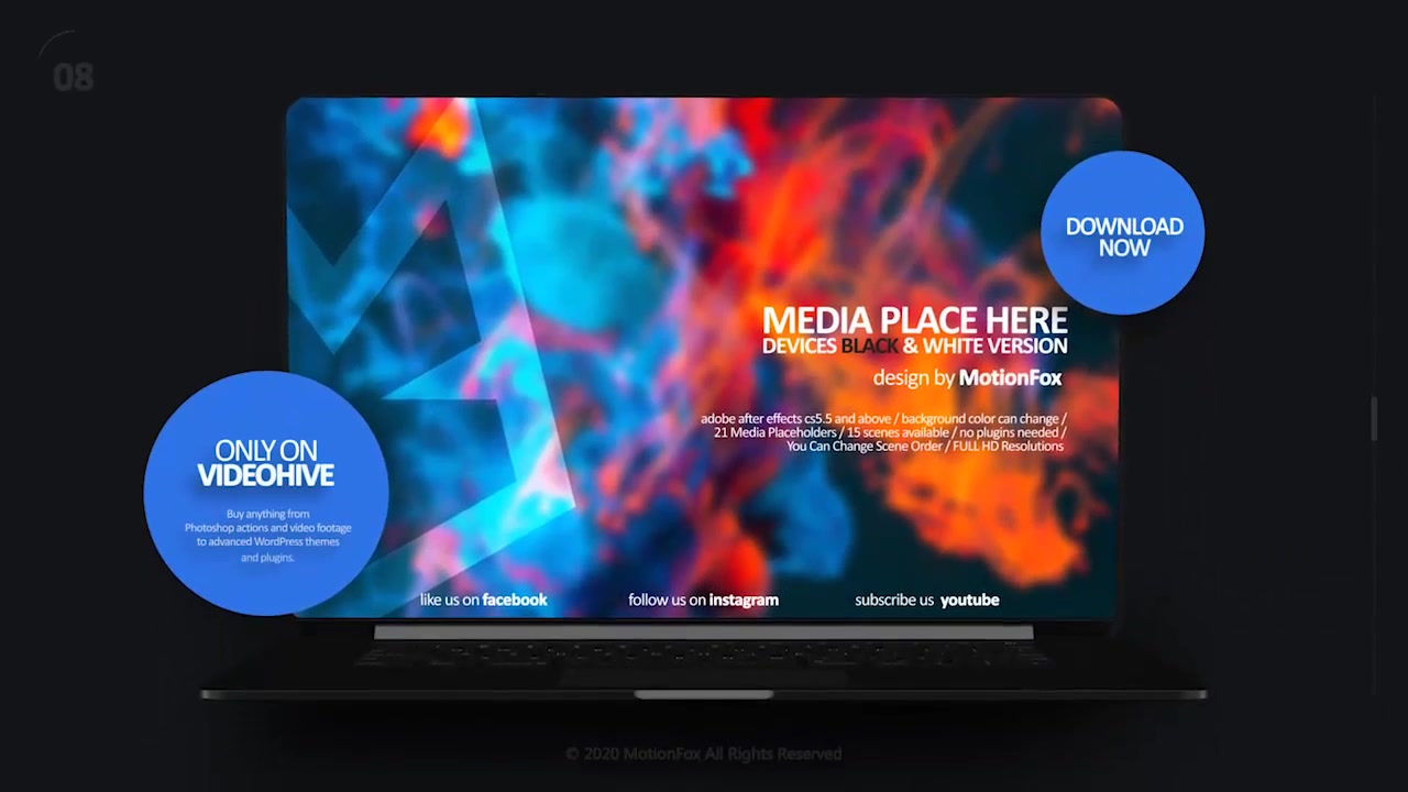 Website Presentation Devices Mockup Black & White Videohive 25775437 After Effects Image 4