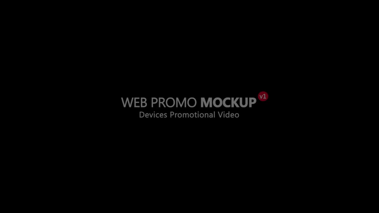Website Presentation Devices Mockup Dark v1 Videohive 25729404 After Effects Image 1