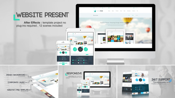 Website Presentation - Download Videohive 19589549