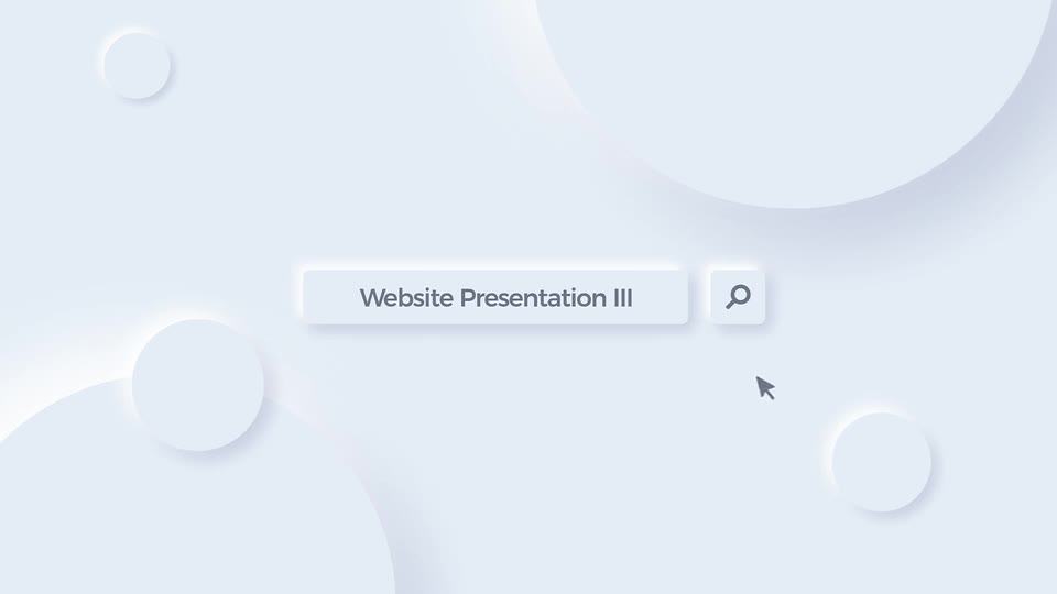 Website Presentation III | Neomorphism Videohive 26180643 After Effects Image 1