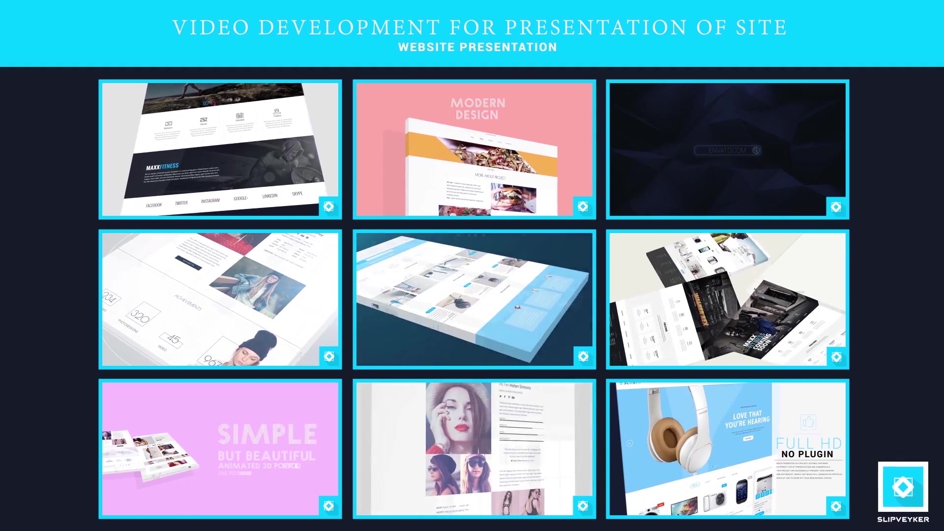 Website Presentation Minimal - Download Videohive 18950580