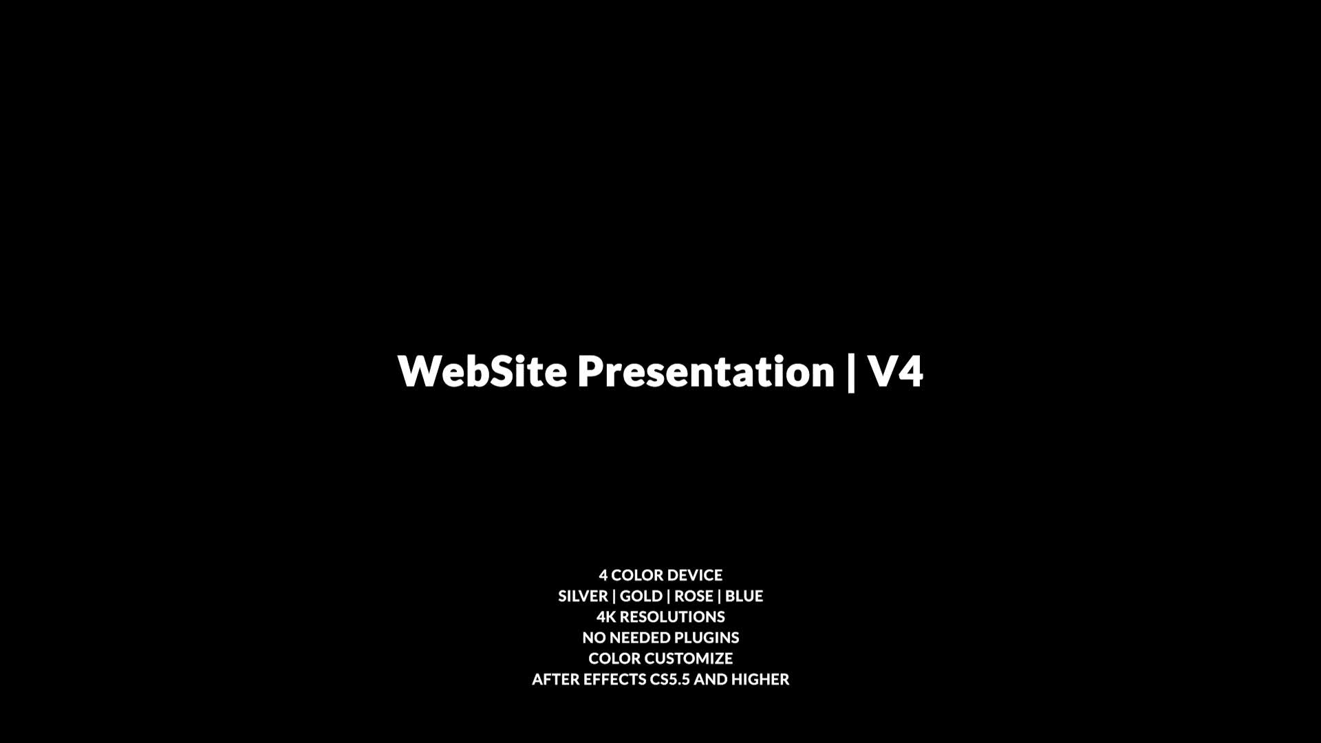 Website Presentation Mockup | W4 Videohive 32680932 After Effects Image 1
