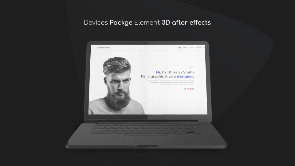 Download Website Promo On Macbook Device Animated Mockup Videohive 22735071 Download Fast After Effects