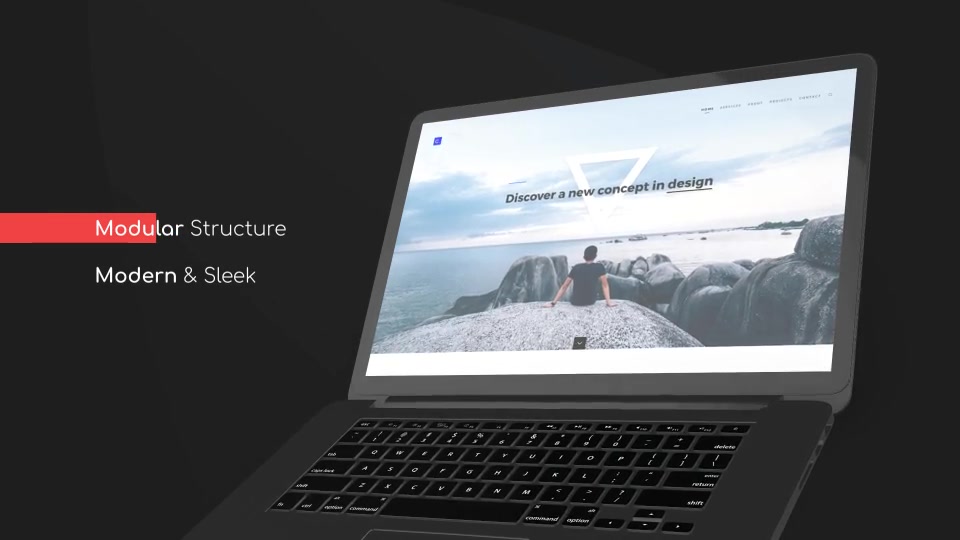 Website Promo On Macbook Device Animated Mockup Videohive 22735071 After Effects Image 3