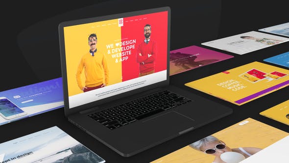 Download Website Promo On Macbook Device Animated Mockup Videohive 22735071 Download Fast After Effects