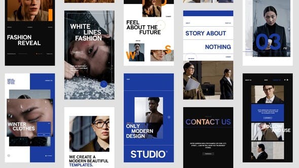 Website Promo Stories Pack - Download 33930633 Videohive