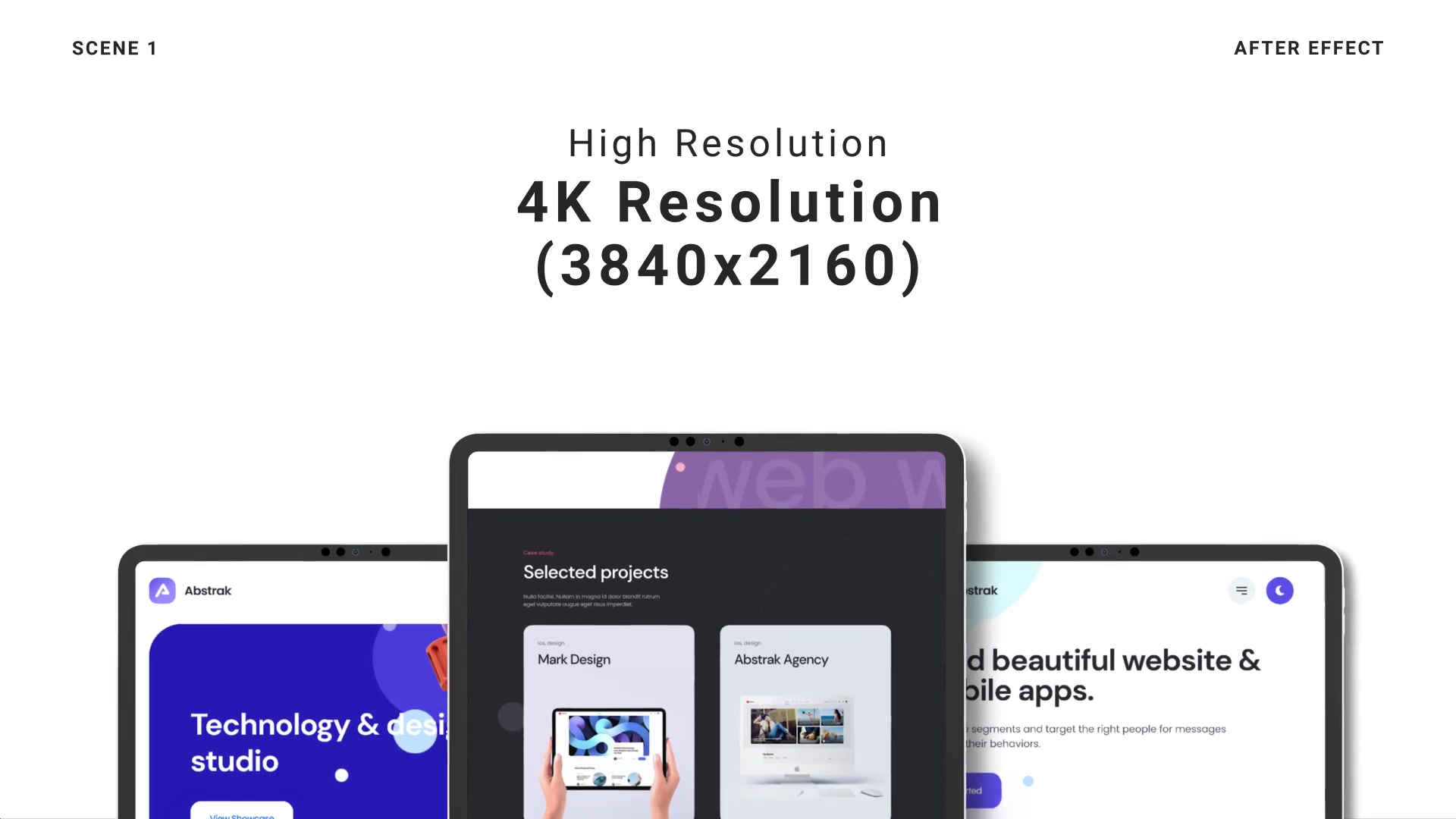 Website Promo Tablet Mockup Videohive 39376522 After Effects Image 4